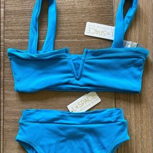 L*Space Bikini Brand New Electric Blue
